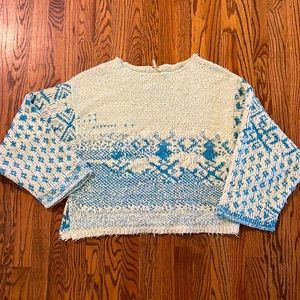 Free People Distressed Sweater